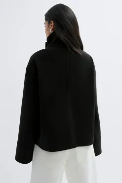 Gina Tricot High neck hort fet jacket Svart Online