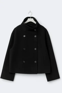 Gina Tricot High neck hort fet jacket Svart Online