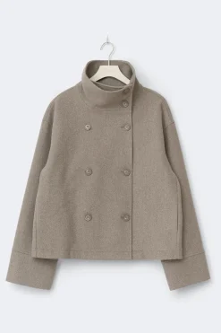 Gina Tricot High neck hort fet jacket Beige Online