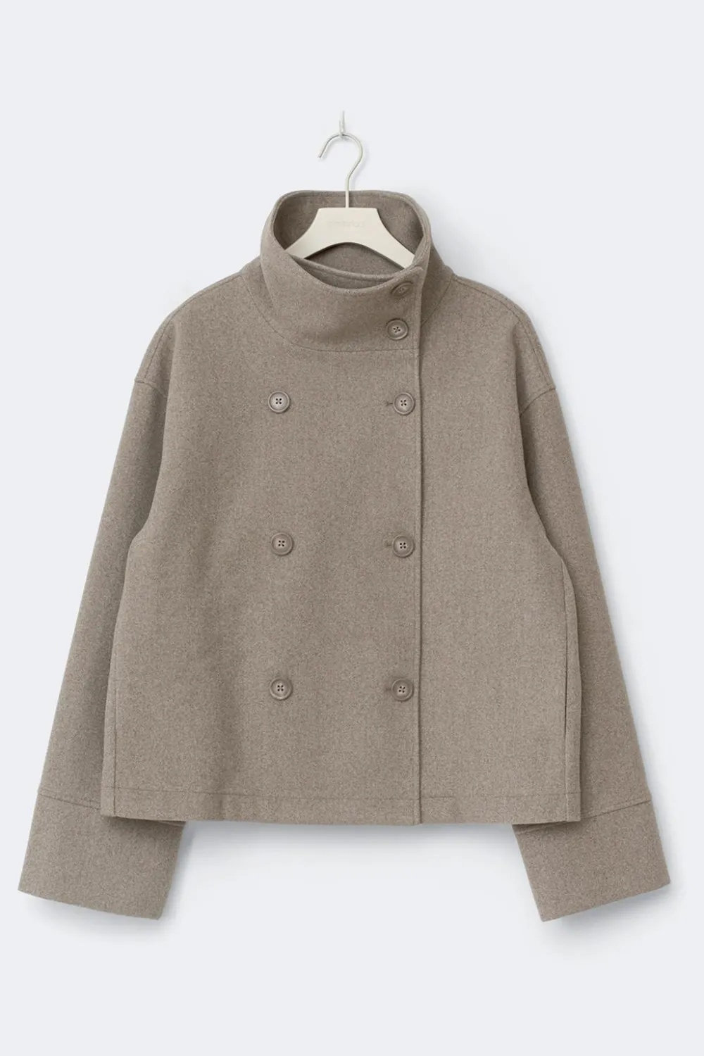 Gina Tricot High neck hort fet jacket Beige Online