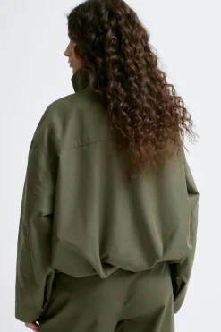 Gina Tricot High neck hort jacket Grønn