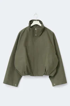 Gina Tricot High neck hort jacket Grønn