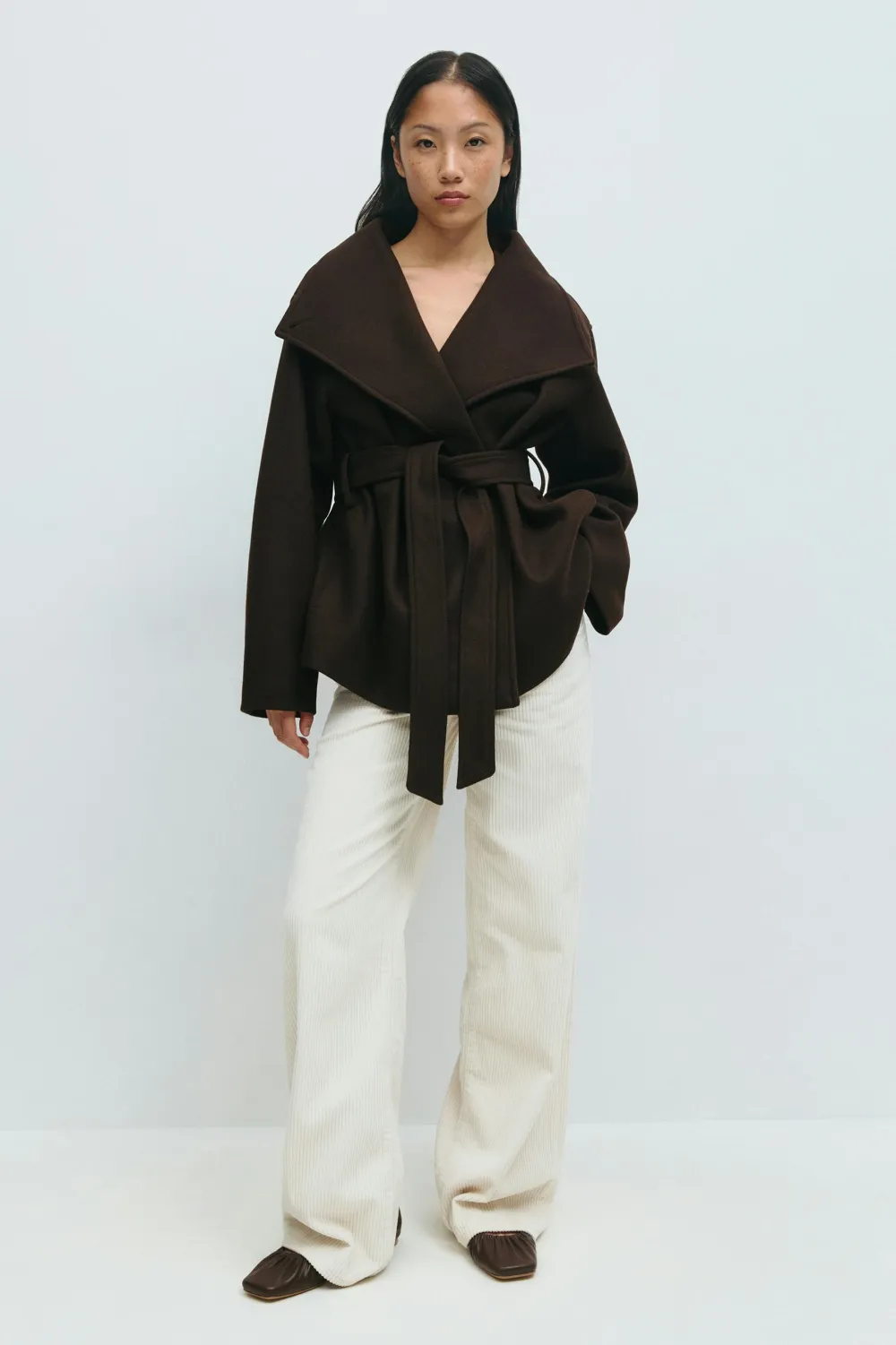 Gina Tricot High neck hort jacket Brun Online