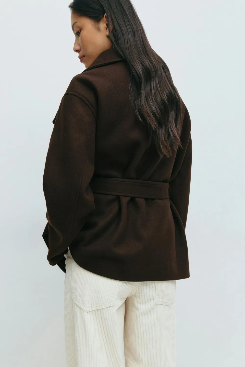 Gina Tricot High neck hort jacket Brun Online