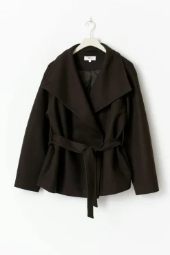 Gina Tricot High neck hort jacket Brun Online
