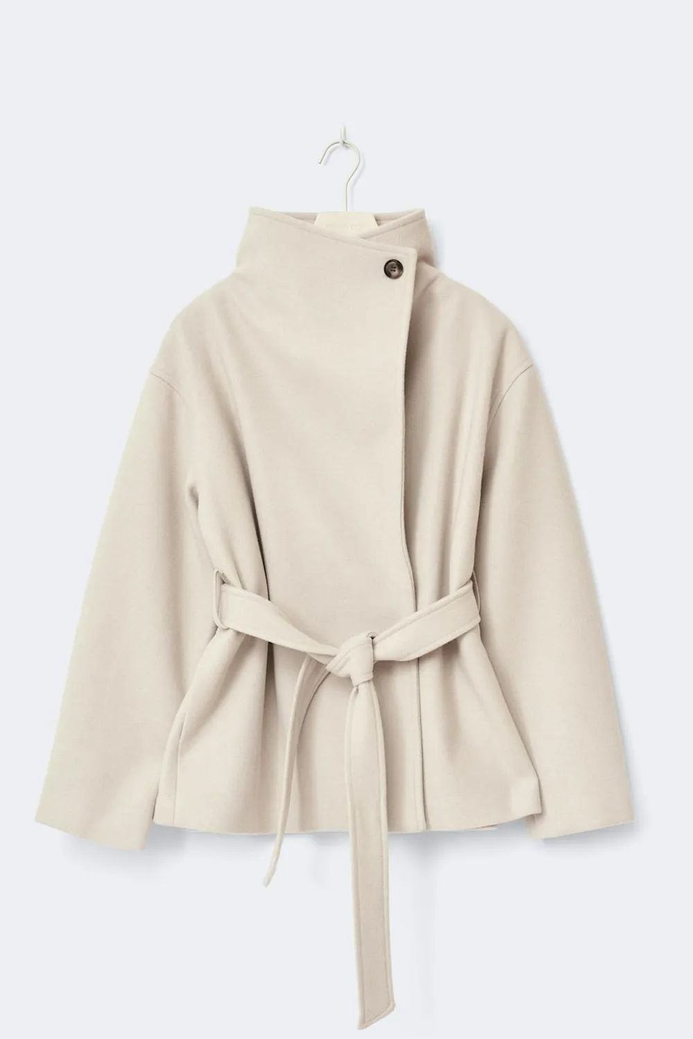 Gina Tricot High neck hort jacket Beige
