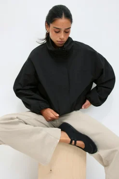 Gina Tricot High neck porty jacket Svart Online