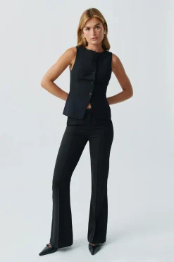 Gina Tricot High neck uit vet Svart Clearance