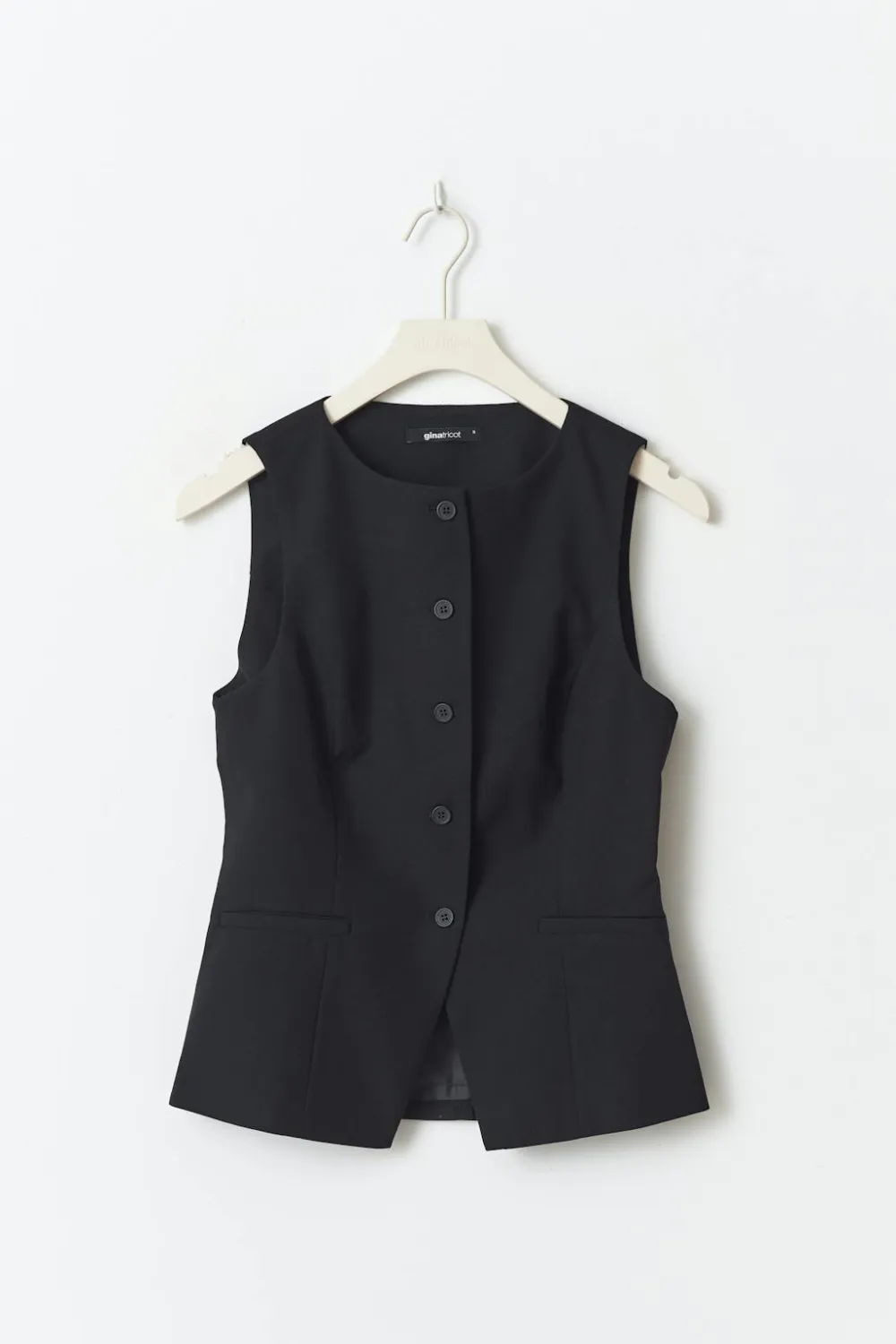 Gina Tricot High neck uit vet Svart Clearance