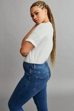 Gina Tricot high wait jean Lilla Online