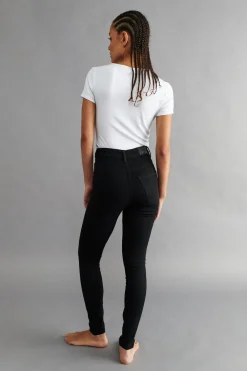 Gina Tricot high wait jean Svart