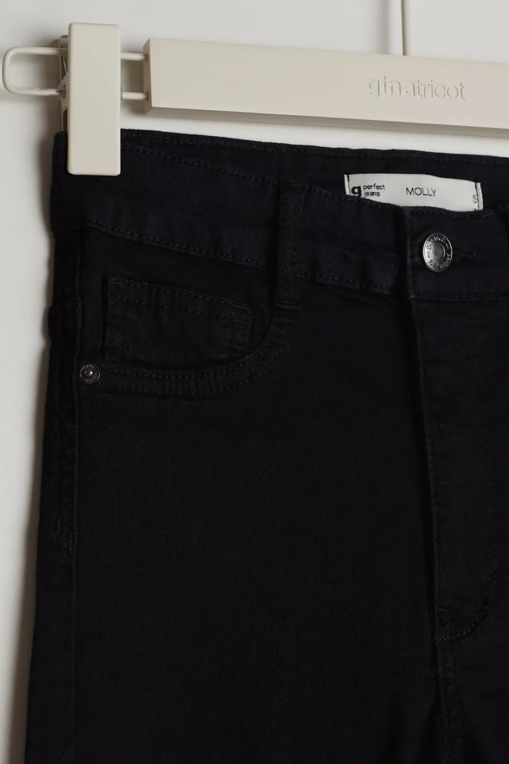 Gina Tricot high wait jean Svart