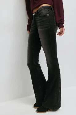 Gina Tricot 14+ hip hug fare jean Svart Best