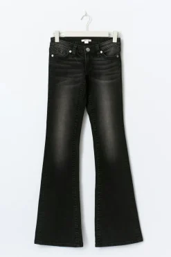 Gina Tricot 14+ hip hug fare jean Svart Best