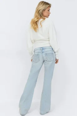Gina Tricot 14+ hip hug ooe jean Blå Online