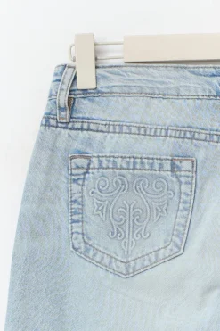 Gina Tricot 14+ hip hug ooe jean Blå Online