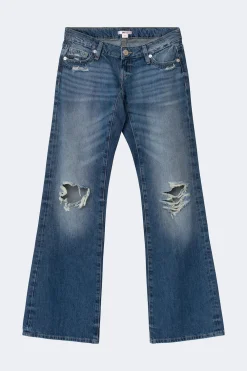 Gina Tricot 14+ hip hug ooe jean Blå Clearance