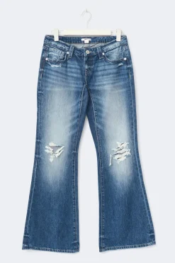 Gina Tricot 14+ hip hug ooe jean curve Blå Outlet
