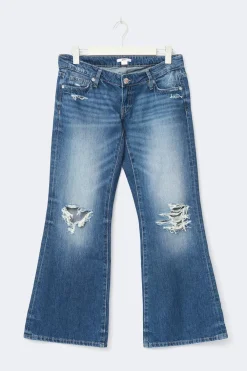 Gina Tricot 14+ hip hug ooe jean petite Blå Clearance