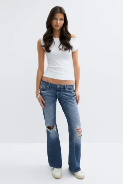 Gina Tricot 14+ hip hug ooe jean ta Blå Best