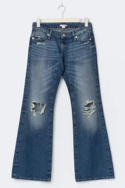 Gina Tricot 14+ hip hug ooe jean ta Blå Best