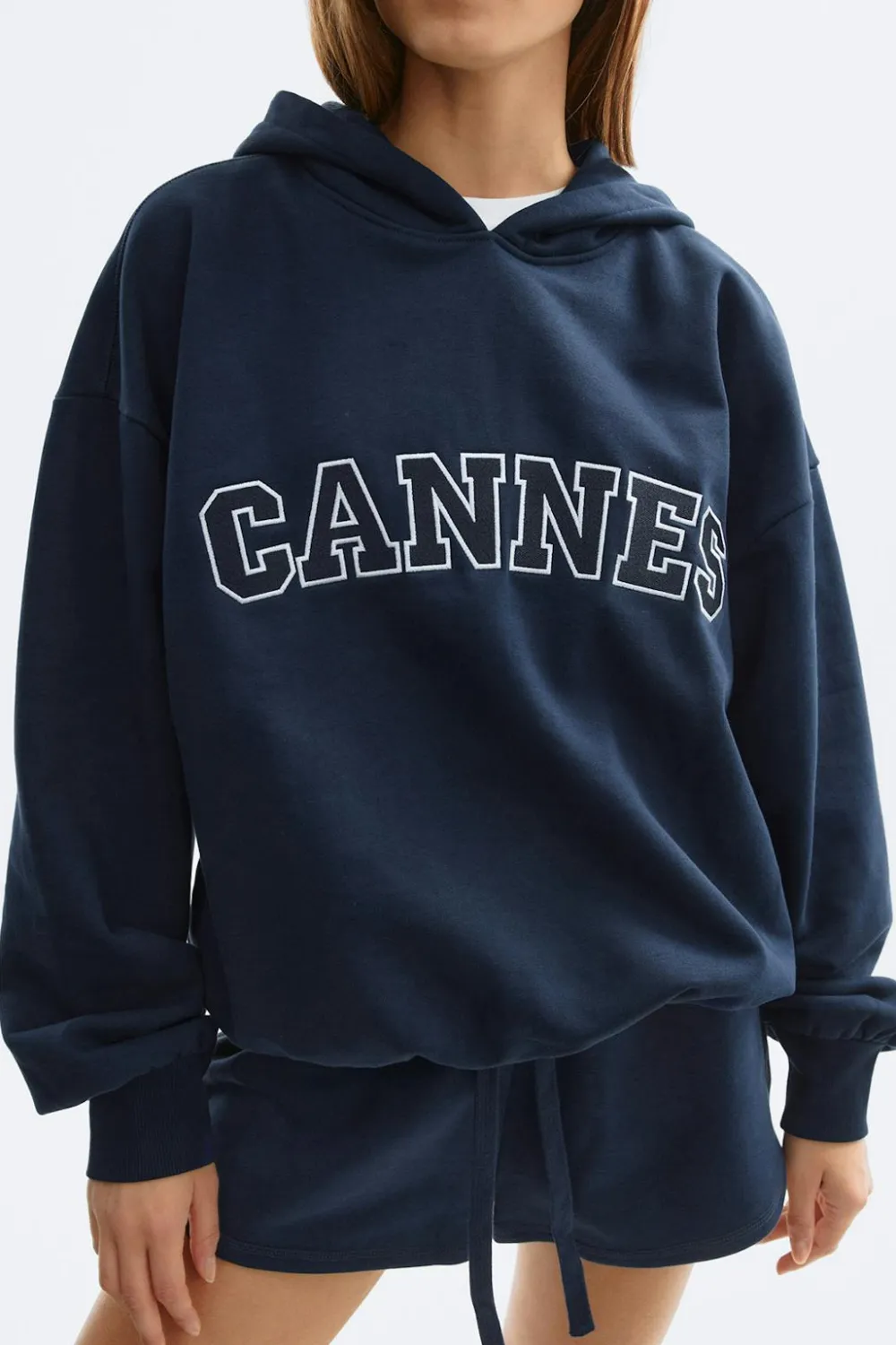 Gina Tricot Hoodie Blå