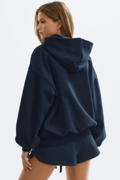 Gina Tricot Hoodie Blå