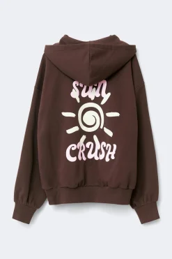 Gina Tricot Hoodie Brun