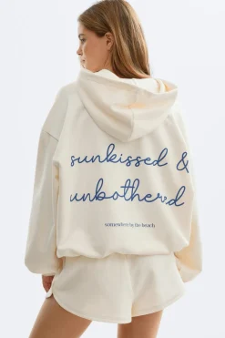 Gina Tricot Hoodie Hvit Hot