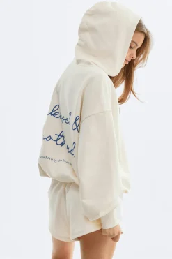 Gina Tricot Hoodie Hvit Hot