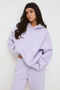 Gina Tricot Iconic hoodie Lilla Sale
