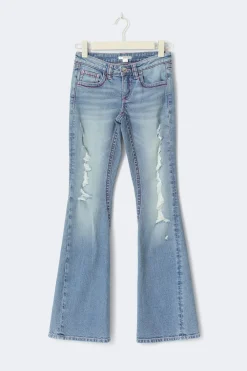 Gina Tricot Iconic twisted jeans Blå Sale