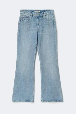 Gina Tricot Icon loose bootcut jeans Blå Clearance