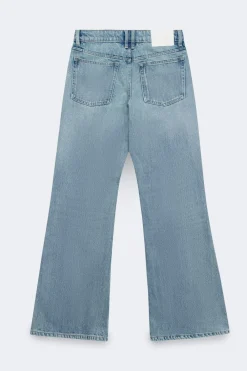 Gina Tricot Icon loose bootcut jeans Blå Clearance
