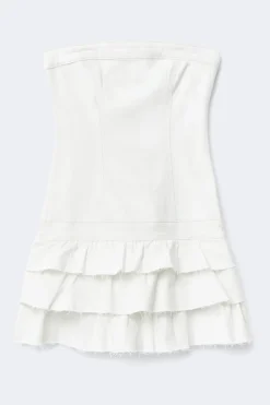 Gina Tricot 14+ jeanqueen fri dre Hvit Outlet