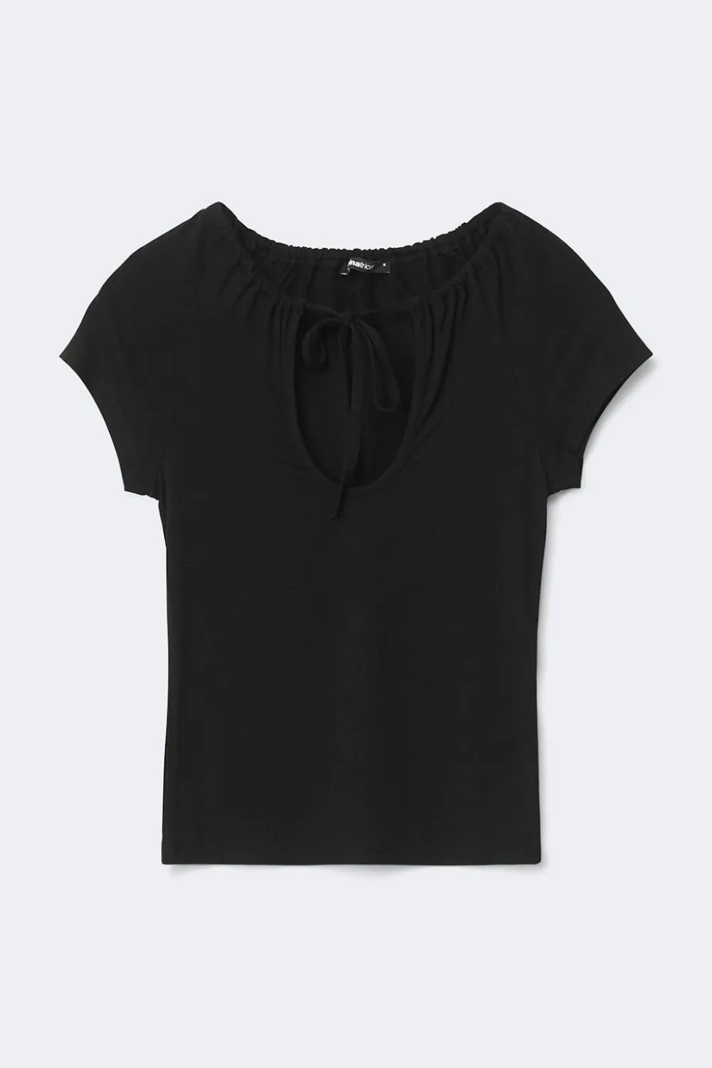 Gina Tricot Keyhoe top Svart Hot