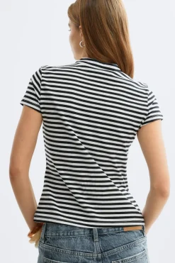 Gina Tricot Keyhoe top Svart Clearance