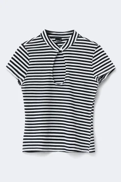 Gina Tricot Keyhoe top Svart Clearance