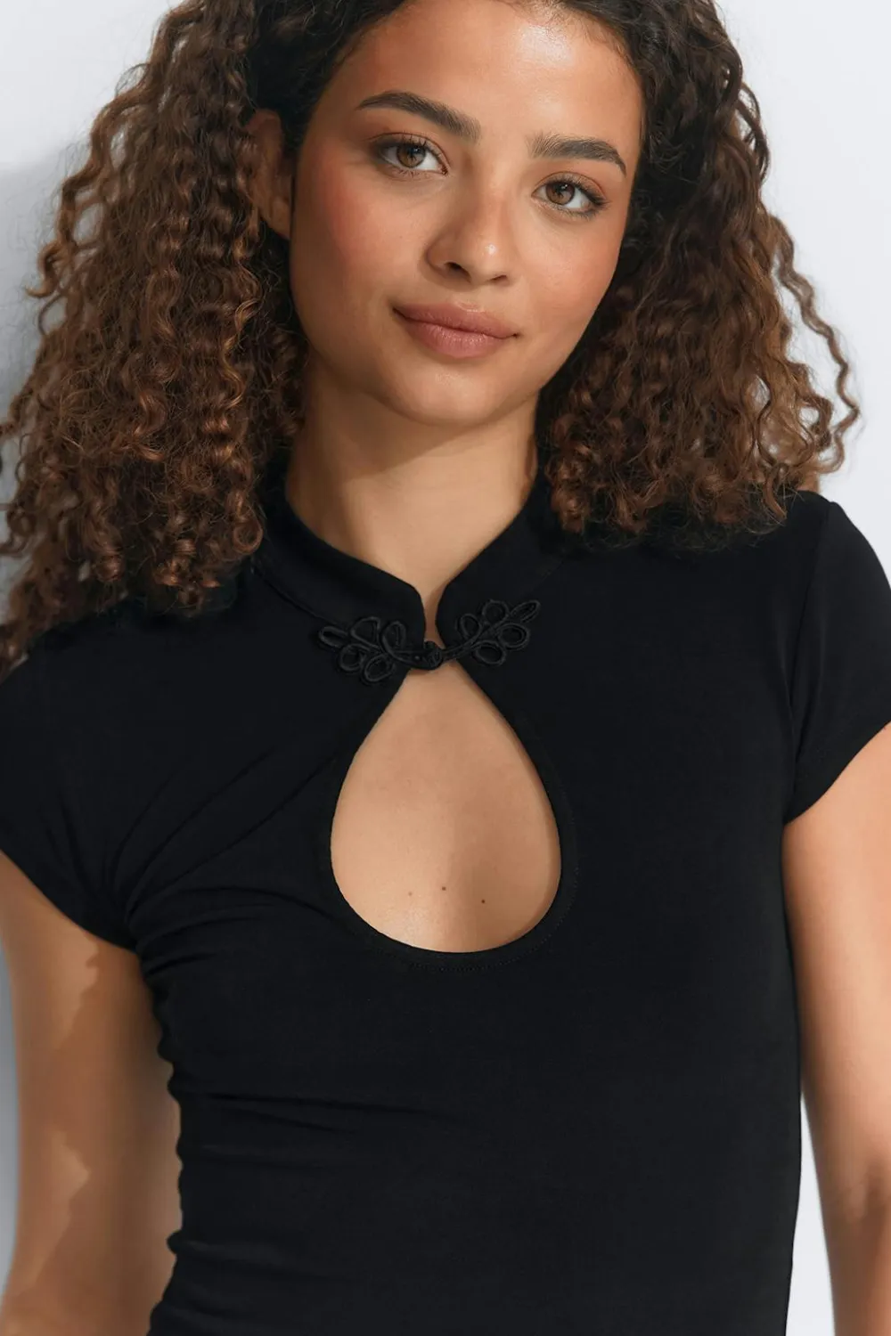 Gina Tricot Keyhoe top Svart Online