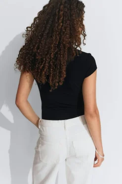 Gina Tricot Keyhoe top Svart Online