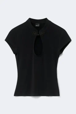 Gina Tricot Keyhoe top Svart Online