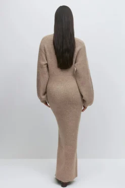 Gina Tricot Knitted button down dre Beige Hot