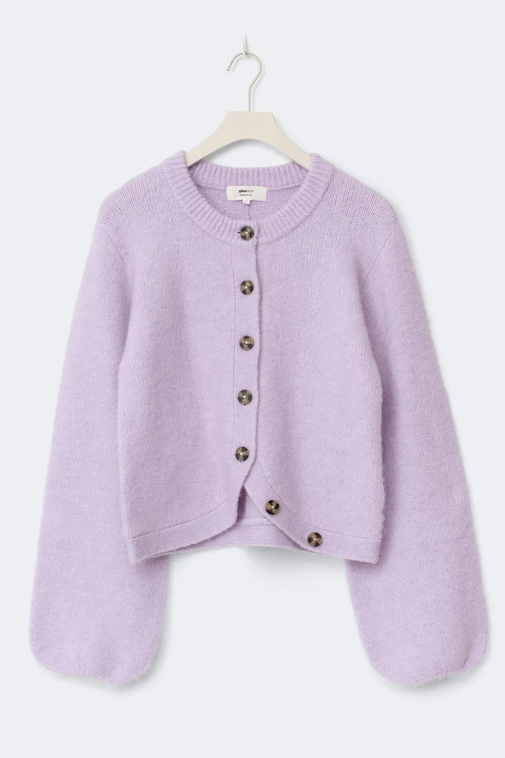 Gina Tricot Knitted cardigan Lilla Best