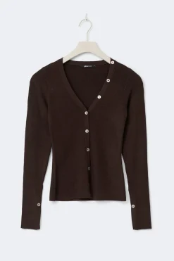 Gina Tricot Knitted cardigan Brun New