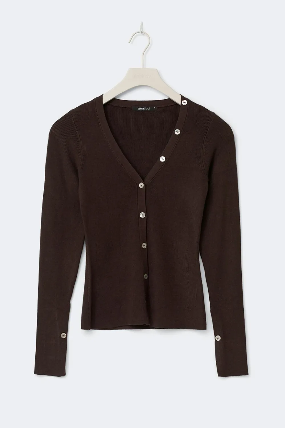 Gina Tricot Knitted cardigan Brun New