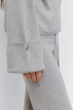 Gina Tricot Knitted cardigan Grå Best