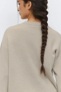 Gina Tricot Knitted cardigan Beige Outlet