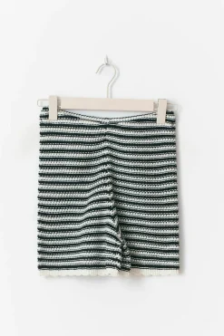 Gina Tricot Knitted crochet hort Blå Online