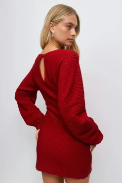 Gina Tricot Knitted dre Rød Discount