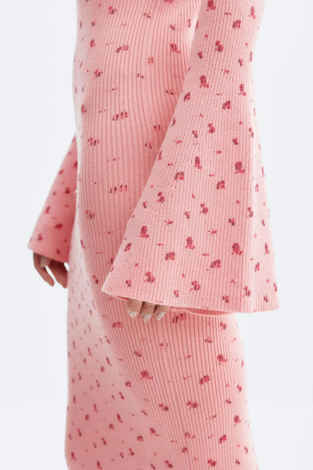 Gina Tricot Knitted dre Rosa Clearance